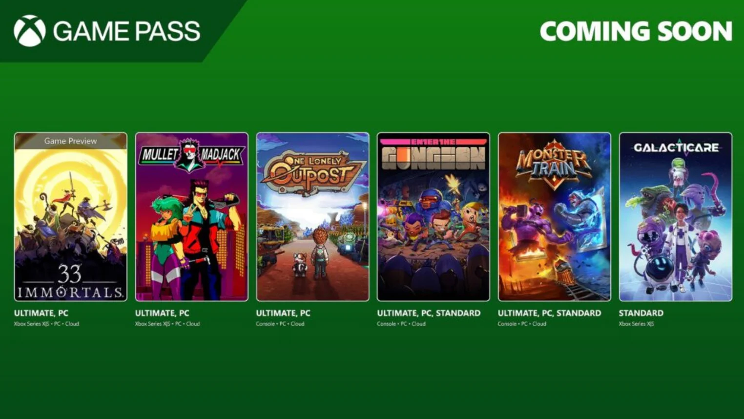  Microsoft анонсировала первую волну игр для Game Pass в марте.
