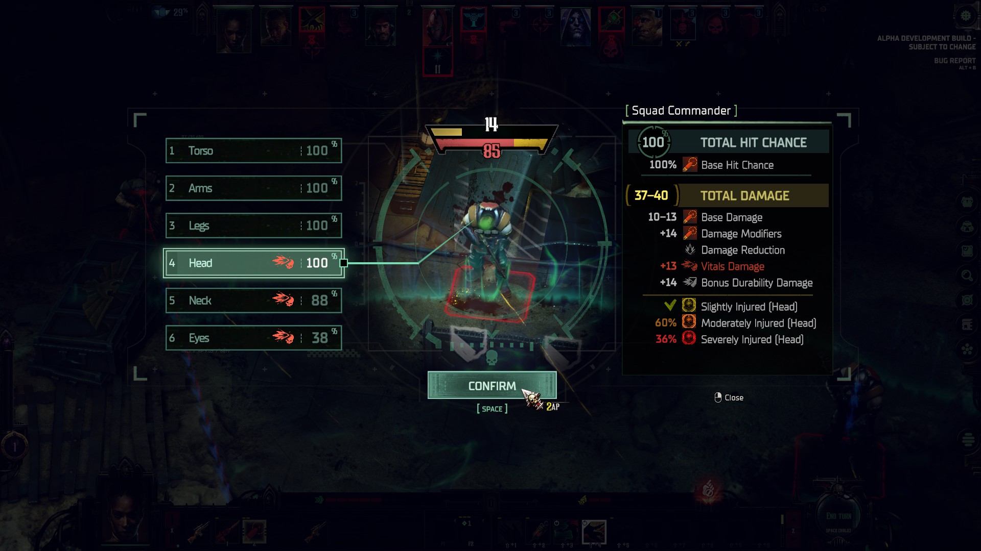 Местный V.A.T.S.
Источник: видеоигра Warhmmer 40,000: Dark Heresy
