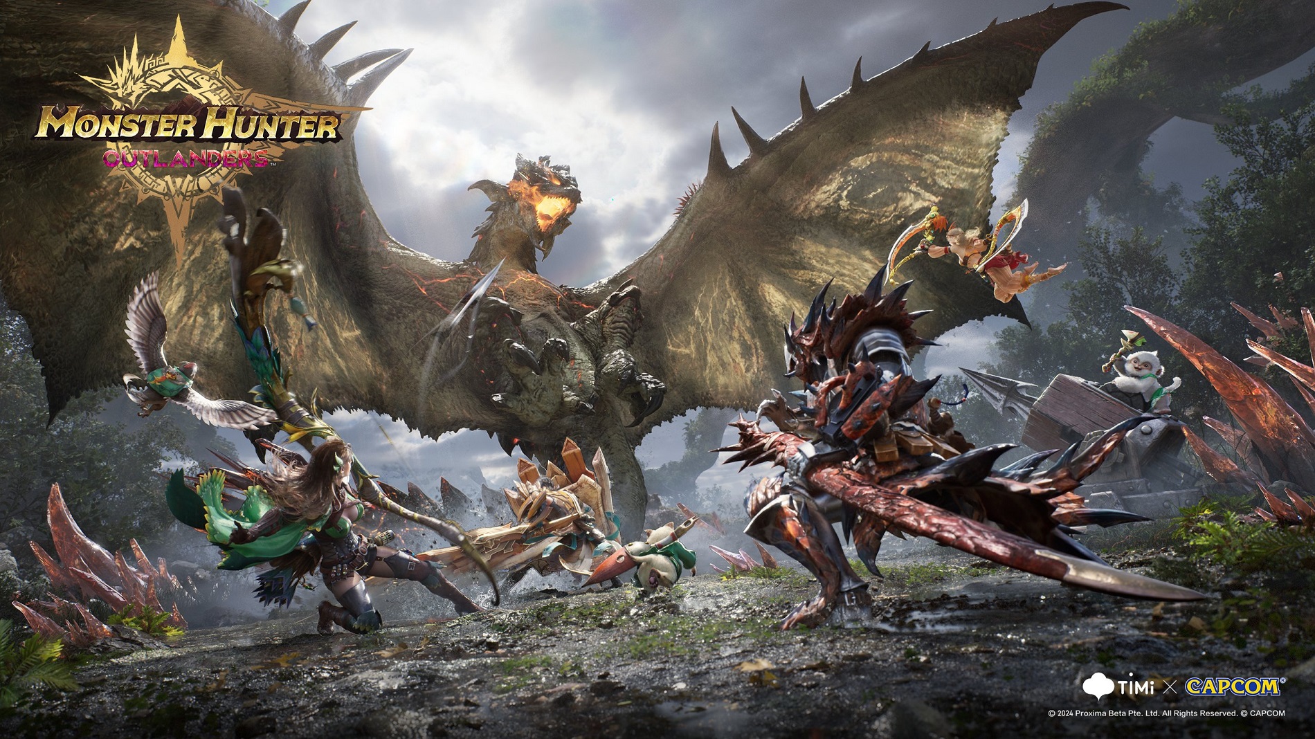 Capcom официально анонсировала Monster Hunter Outlanders для мобильных устройств - изображение 1 Capcom официально анонсировала Monster Hunter Outlanders для мобильных устройств - фото 1