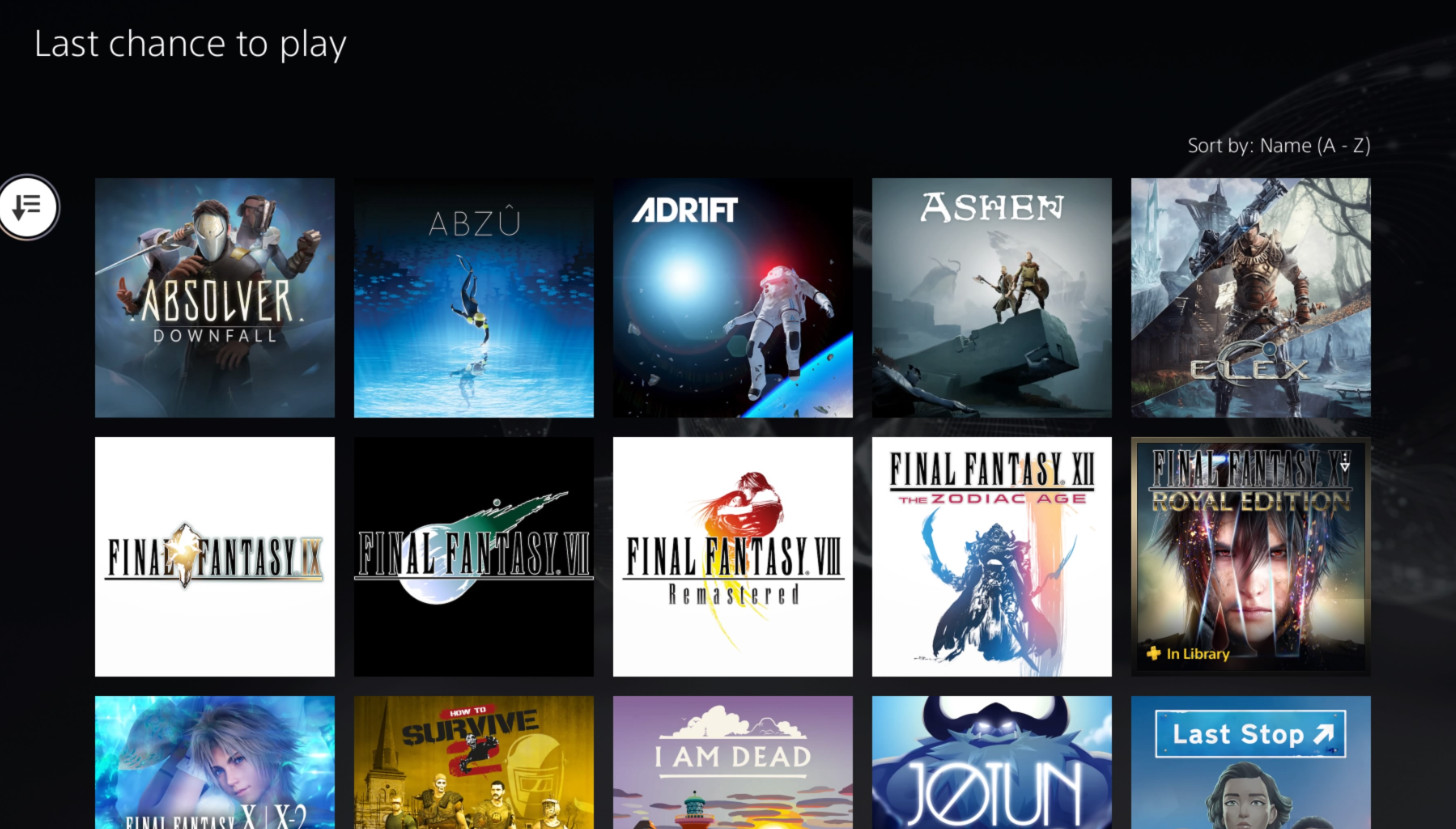 В мае библиотеку PlayStation Plus покинет несколько частей Final Fantasy - изображение 1 В мае библиотеку PlayStation Plus покинет несколько частей Final Fantasy - фото 1