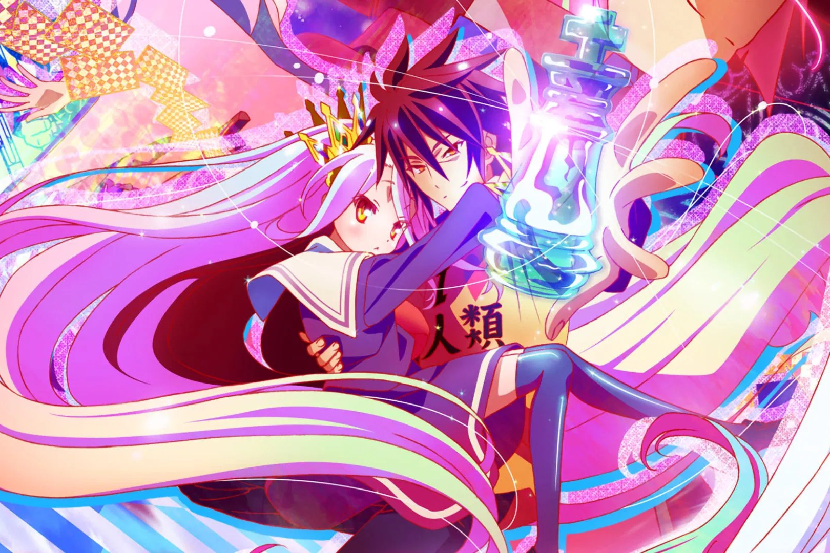 Цветовая палитра аниме была вдохновлена неоном и аркадными автоматами. Ни один кадр не содержит настоящего чёрного цвета.
Источник: студия Madhouse