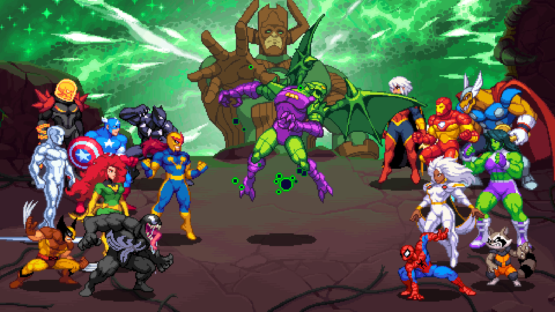 Triomphe pour Marvel.

Источник: видеоигра Marvel Cosmic Invasion