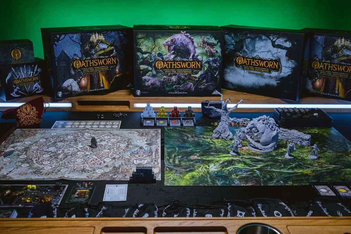 Oathsworn в полном комплекте. Источник: BoardGameGeek