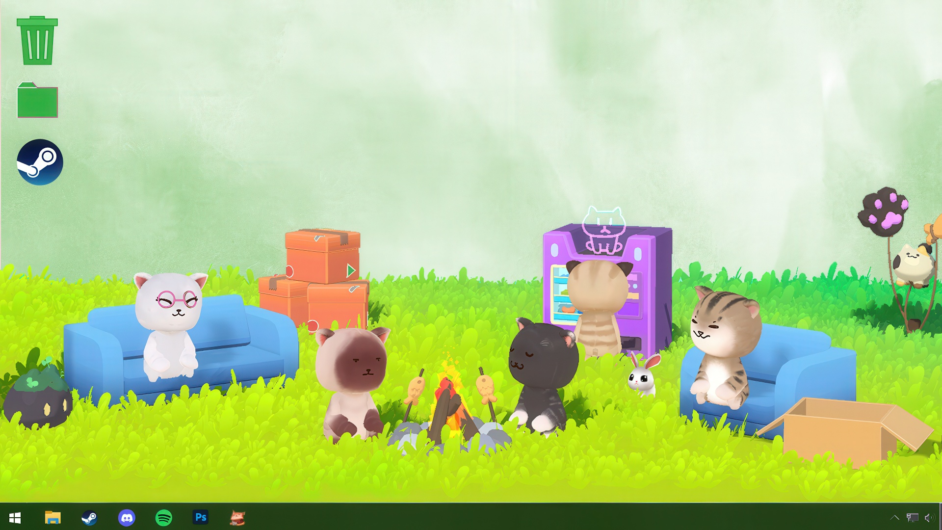 Источник: видеоигра Desktop Cat Cafe