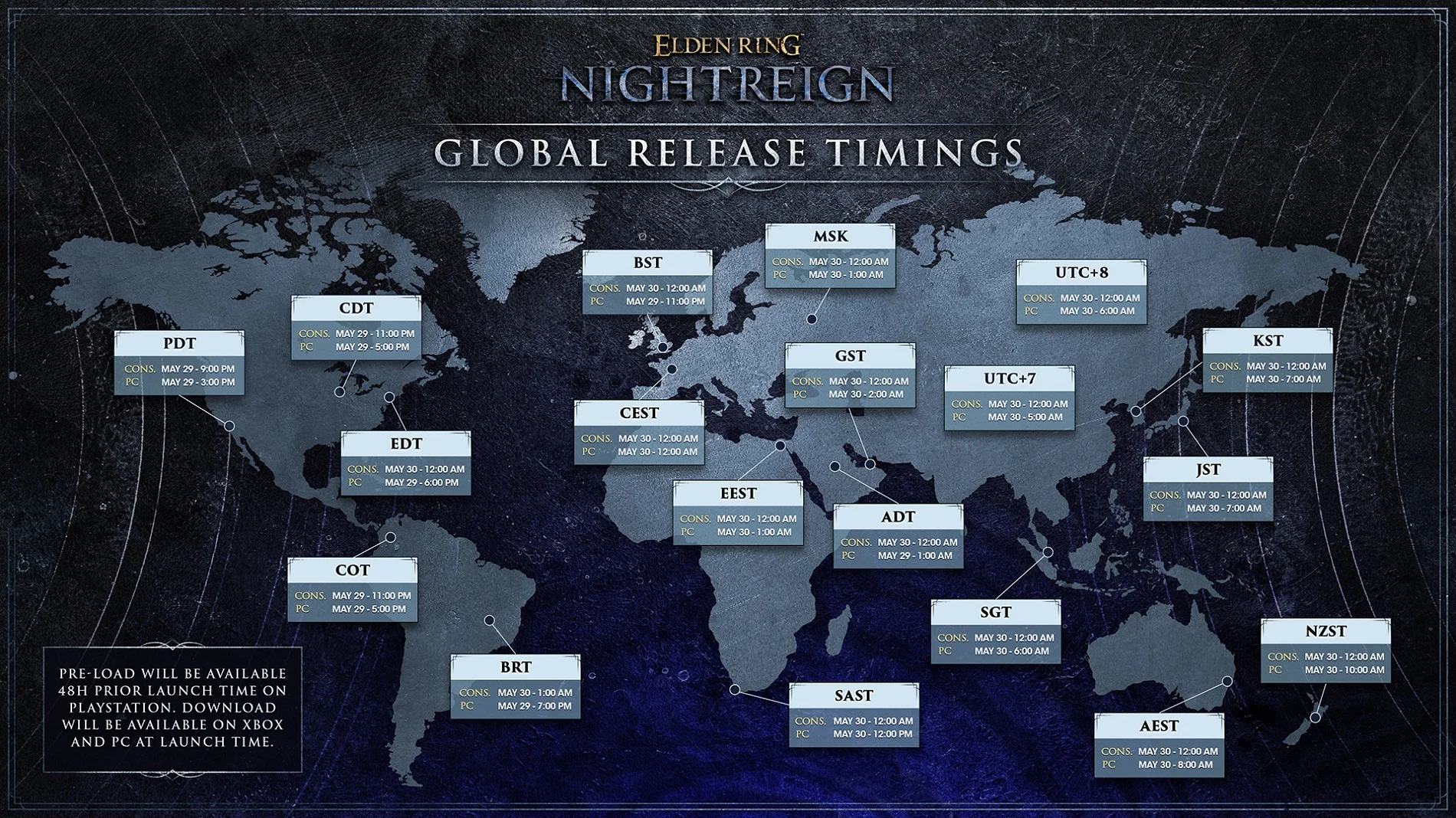  Elden Ring Nightreign: точное время выхода и детали предзагрузки 