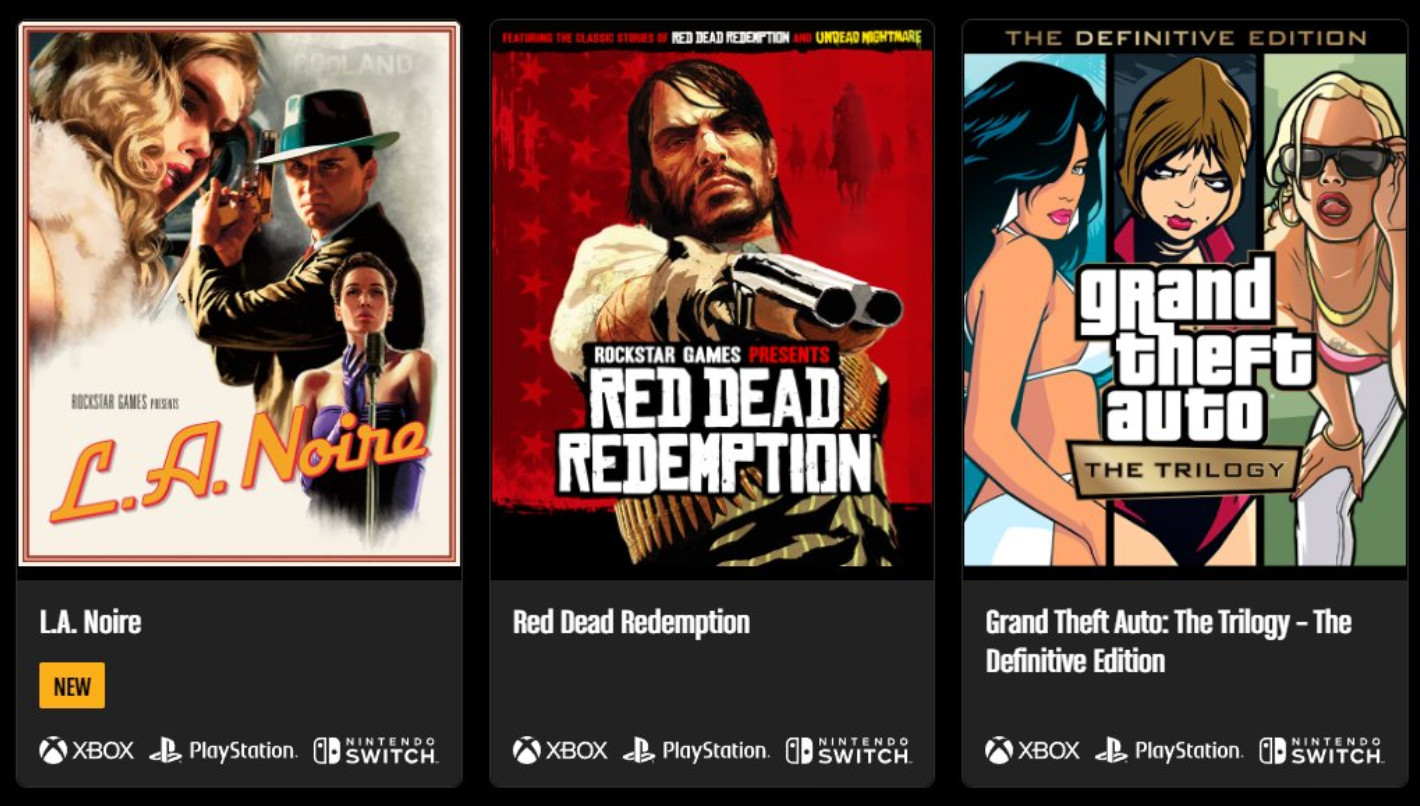 На сайте Rockstar Games нашли намёк на появление подписки GTA+ на Nintendo Switch - изображение 1 На сайте Rockstar Games нашли намёк на появление подписки GTA+ на Nintendo Switch - фото 1