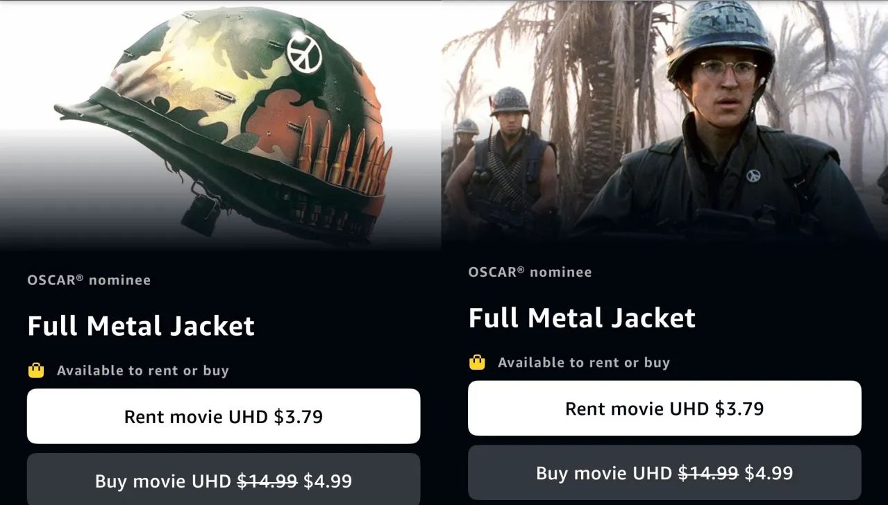 Amazon отцензурировал «Цельнометаллическую оболочку» - изображение 2 Amazon отцензурировал «Цельнометаллическую оболочку» - фото 2