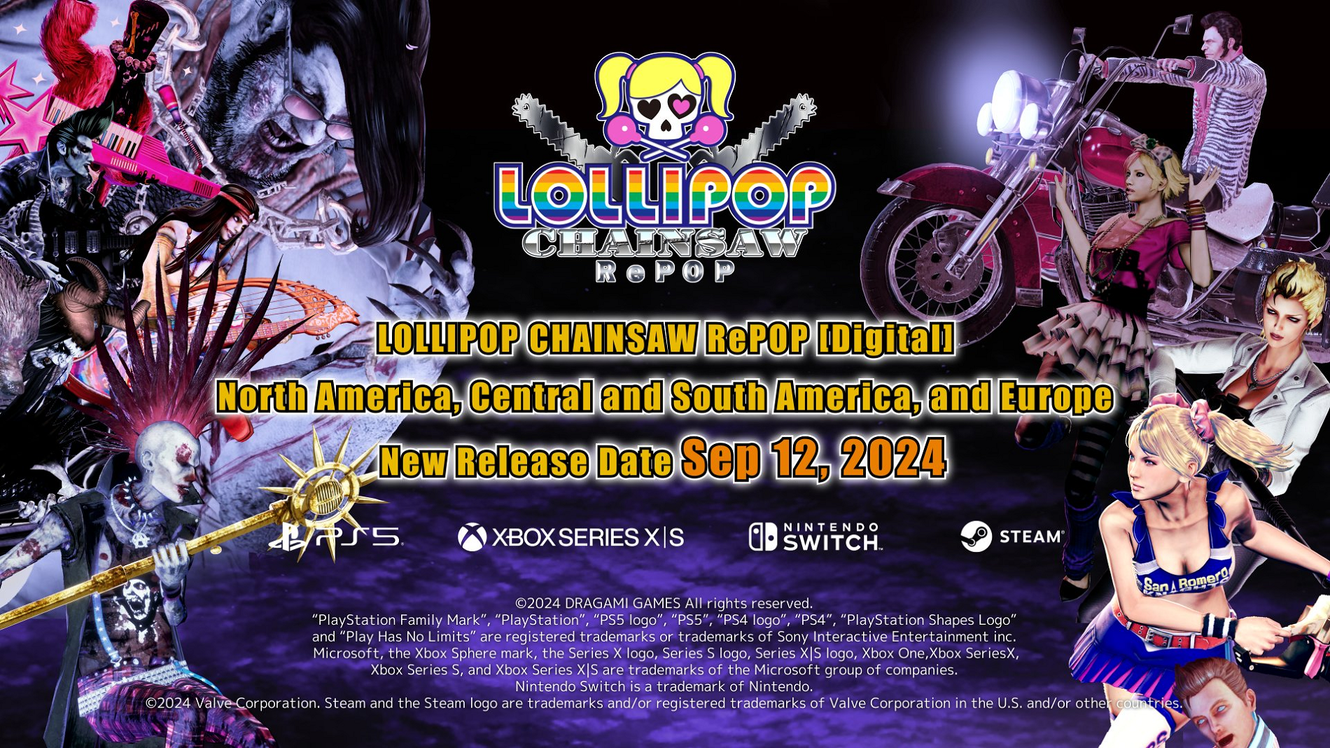 Дату релиза ремастера Lollipop Chainsaw на Западе и в Европе передвинули на 12 сентября - изображение 1 Дату релиза ремастера Lollipop Chainsaw на Западе и в Европе передвинули на 12 сентября - фото 1