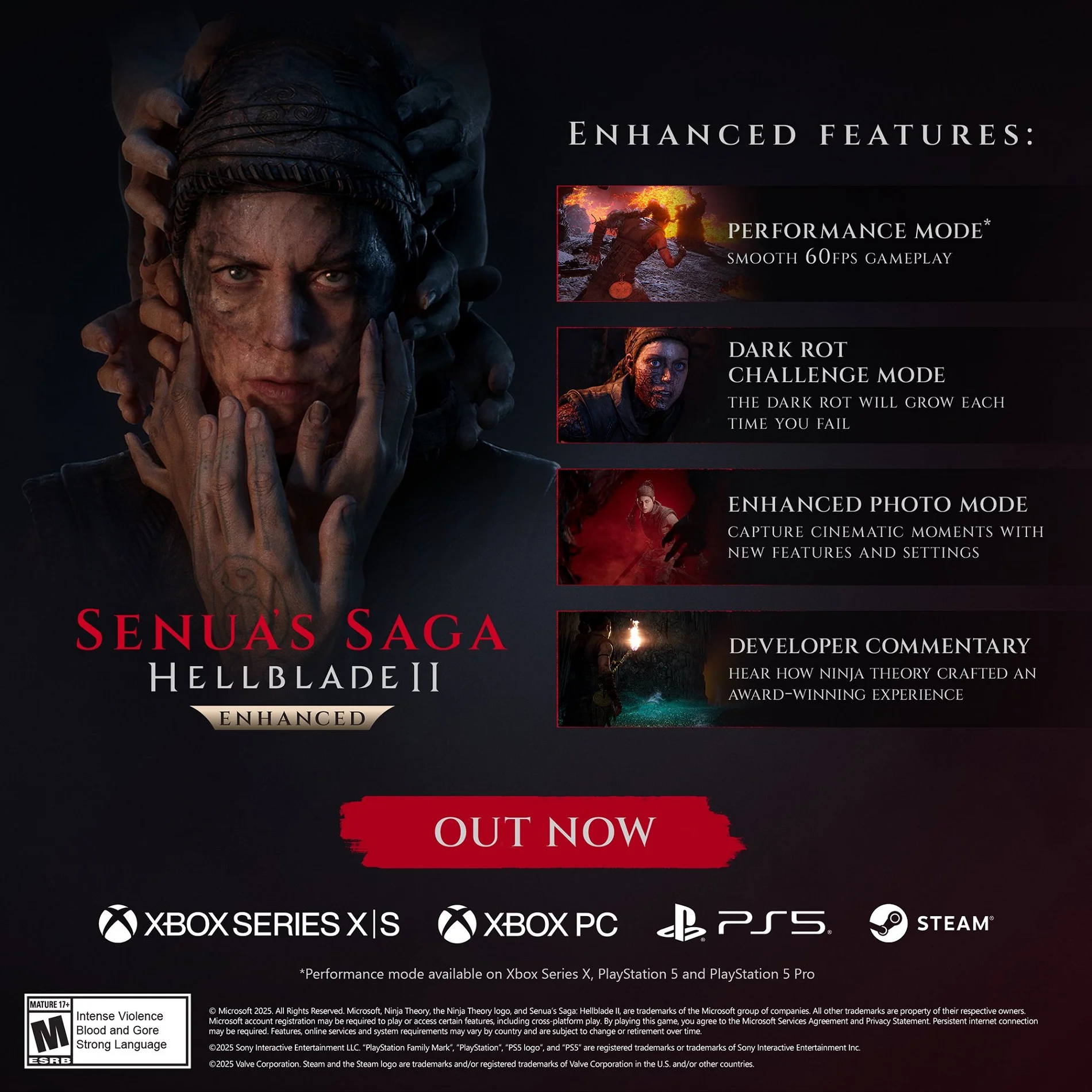 Senua’s Saga: Hellblade II Enhanced: новый виток мрачного путешествия