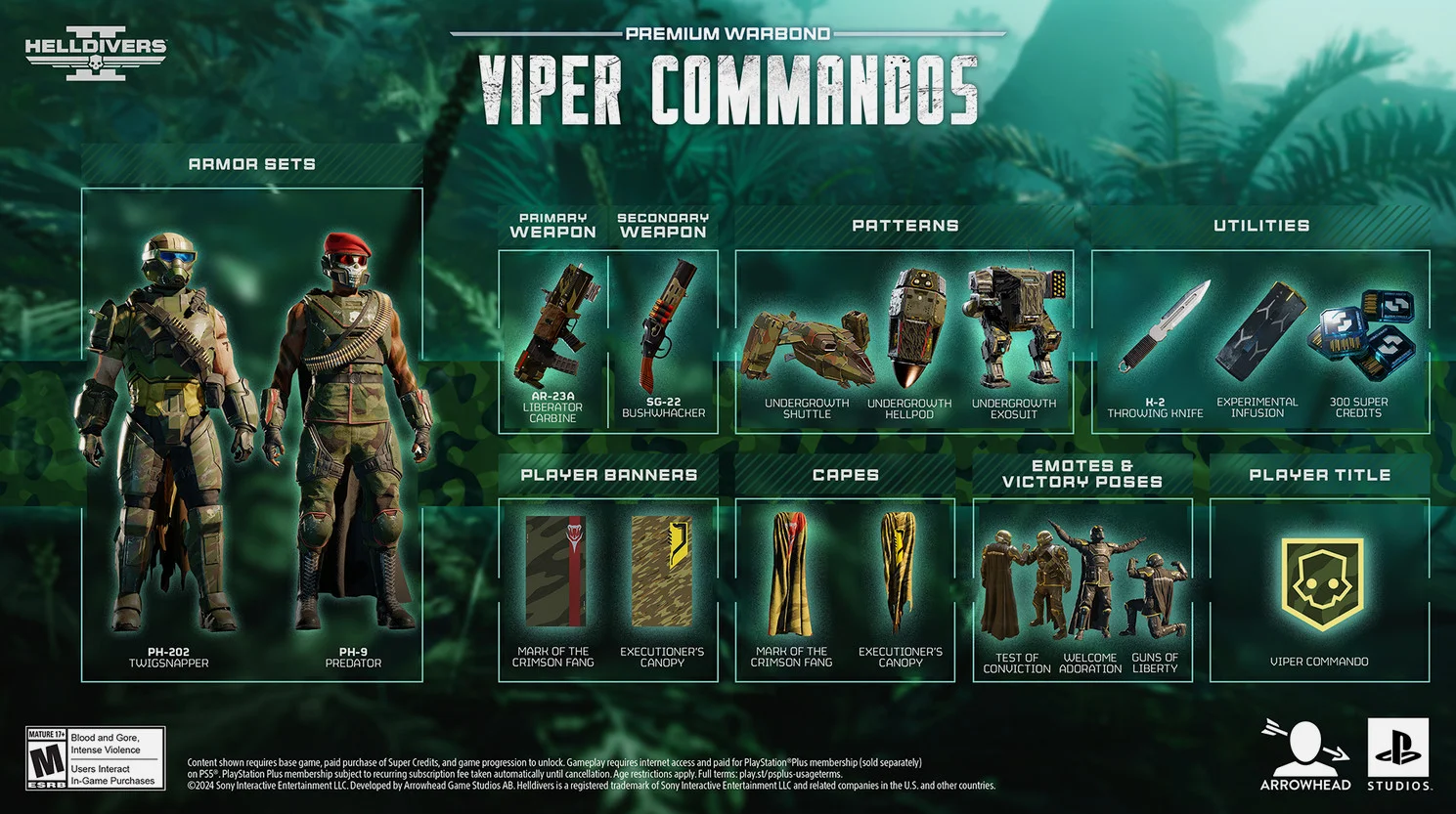 Варбонд Viper Commandos для Helldivers 2 получил трейлер и выйдет 13 июня —  Игромания