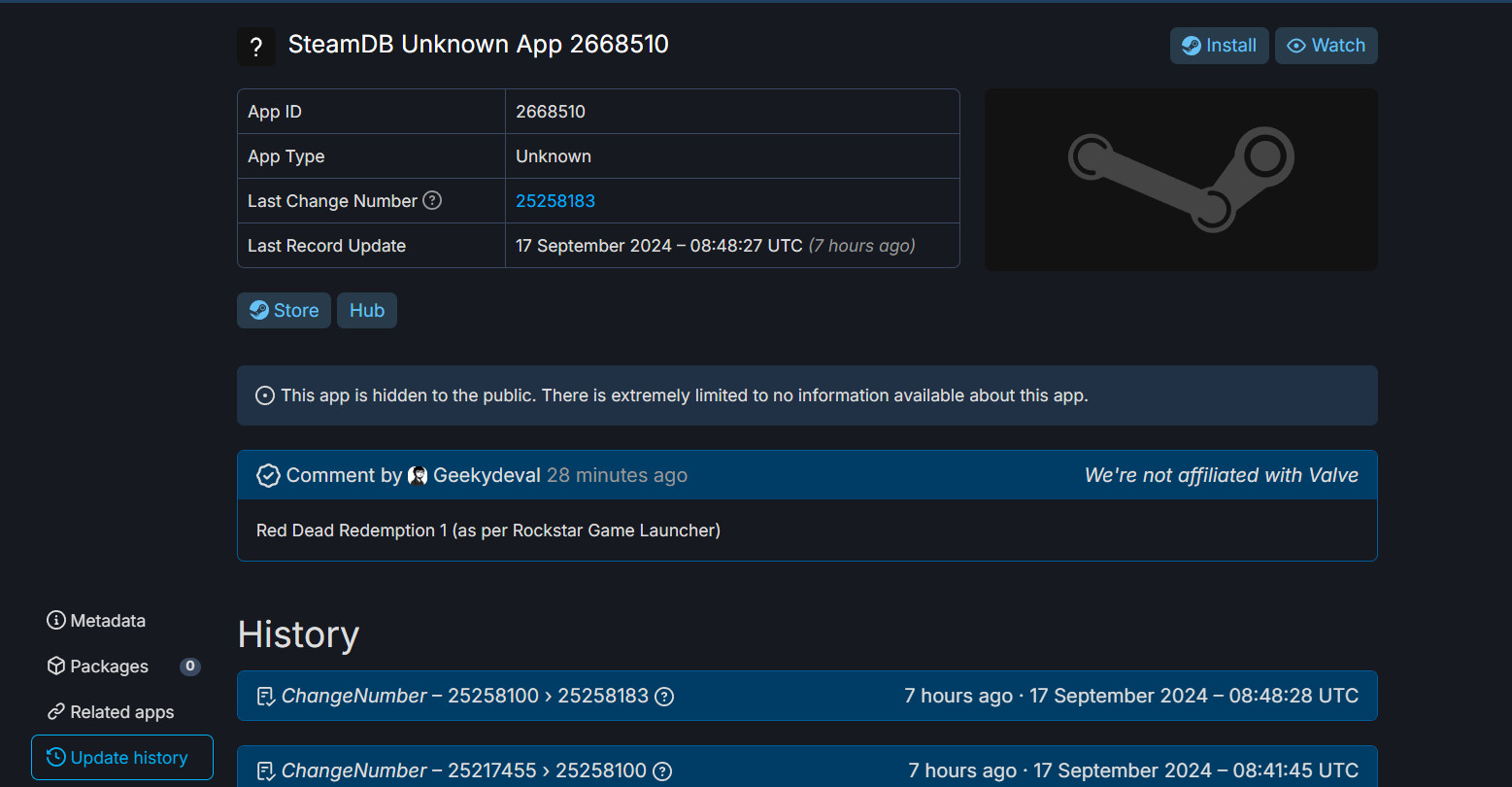 Обновление лаунчера Rockstar могло раскрыть страницу Red Dead Redemption в базе Steam - изображение 1 Обновление лаунчера Rockstar могло раскрыть страницу Red Dead Redemption в базе Steam - фото 1