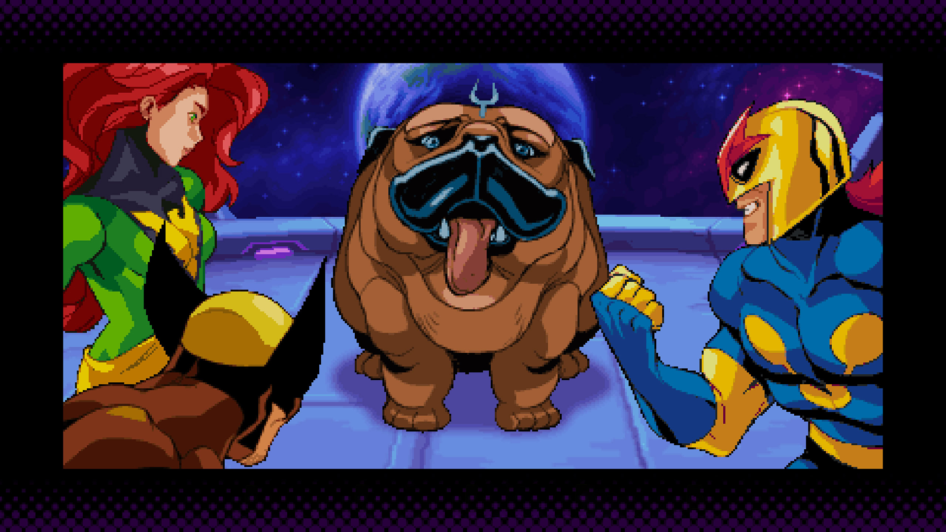 Милый Локджо, как и в комиксах, будет помогать героям с перемещением.

Источник: видеоигра Marvel Cosmic Invasion