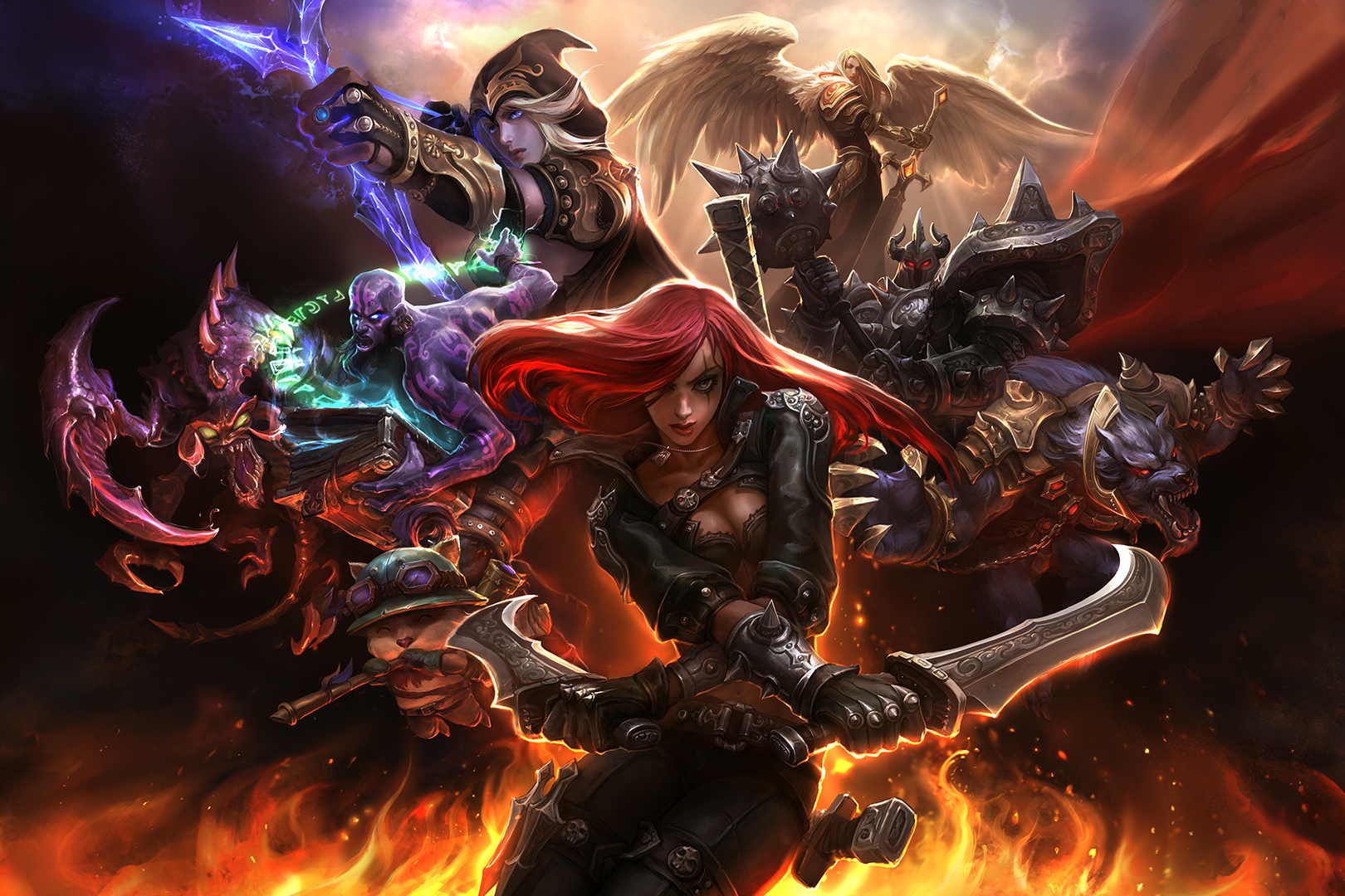 Конкурировать с LoL очень сложно.
Источник: видеоигра League of Legends