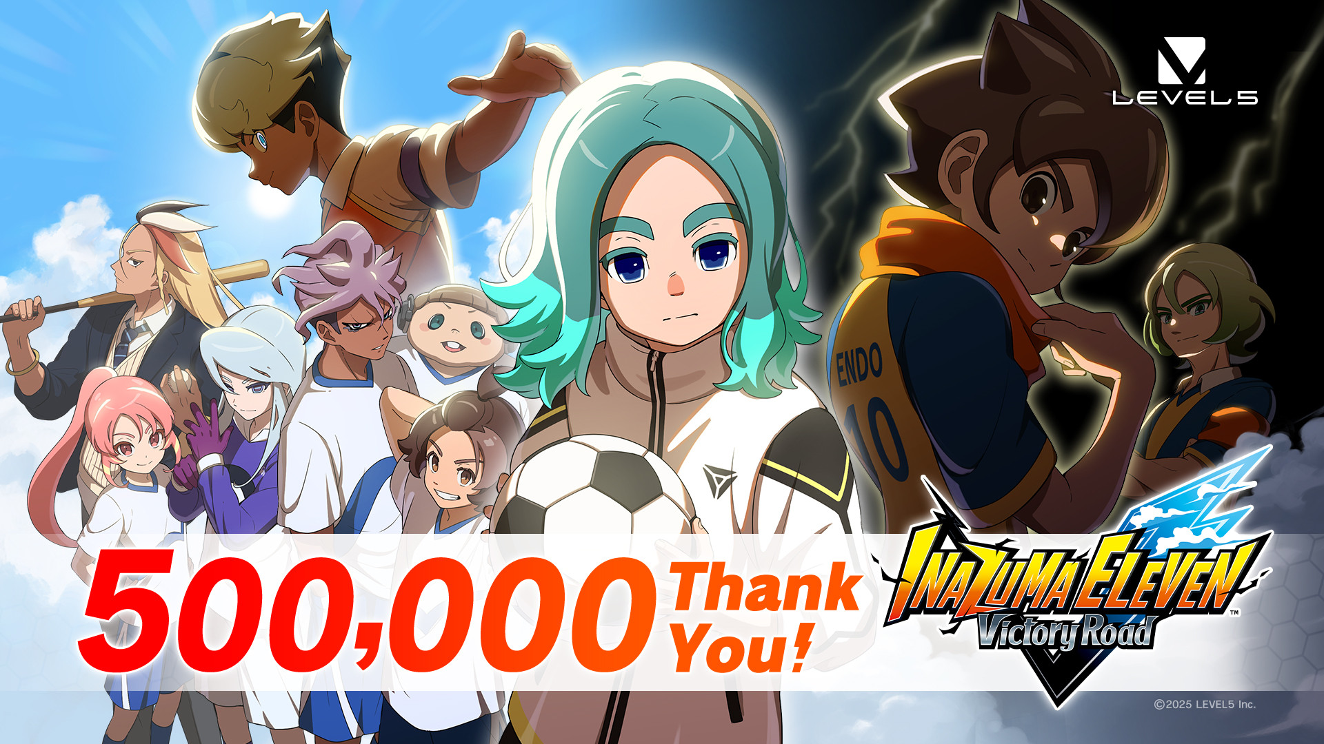 Продажи Inazuma Eleven: Victory Road превысили полмиллиона копий