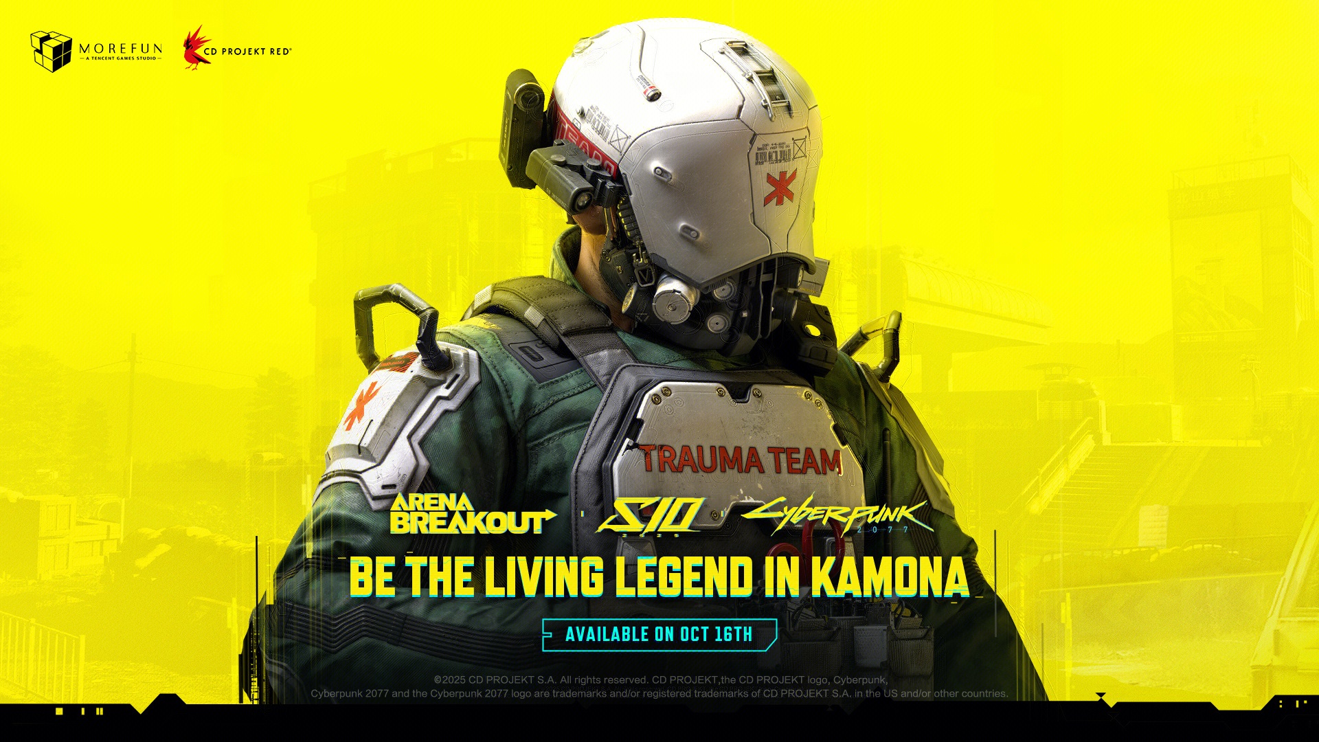 Коллаборация Cyberpunk 2077 и Arena Breakout