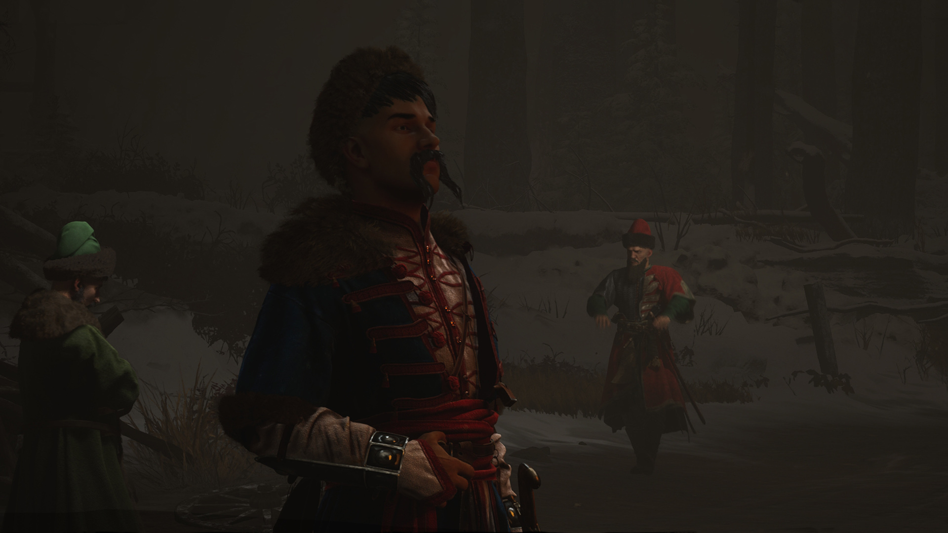 Статный герой Кирша.

Источник: видеоигра «Земский собор»