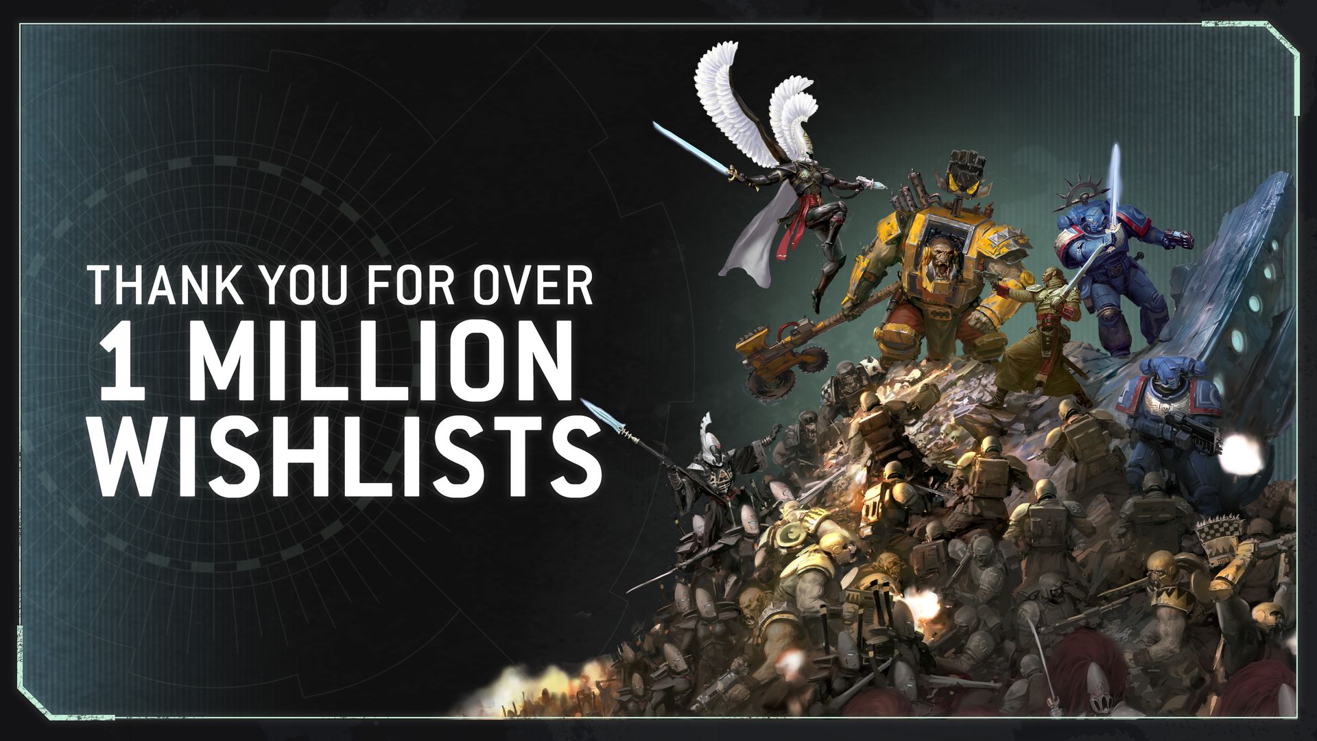 Total War: Warhammer 40000 добавили свыше 1 млн раз в списки желаемого в Steam - изображение 1 Total War: Warhammer 40000 добавили свыше 1 млн раз в списки желаемого в Steam - фото 1