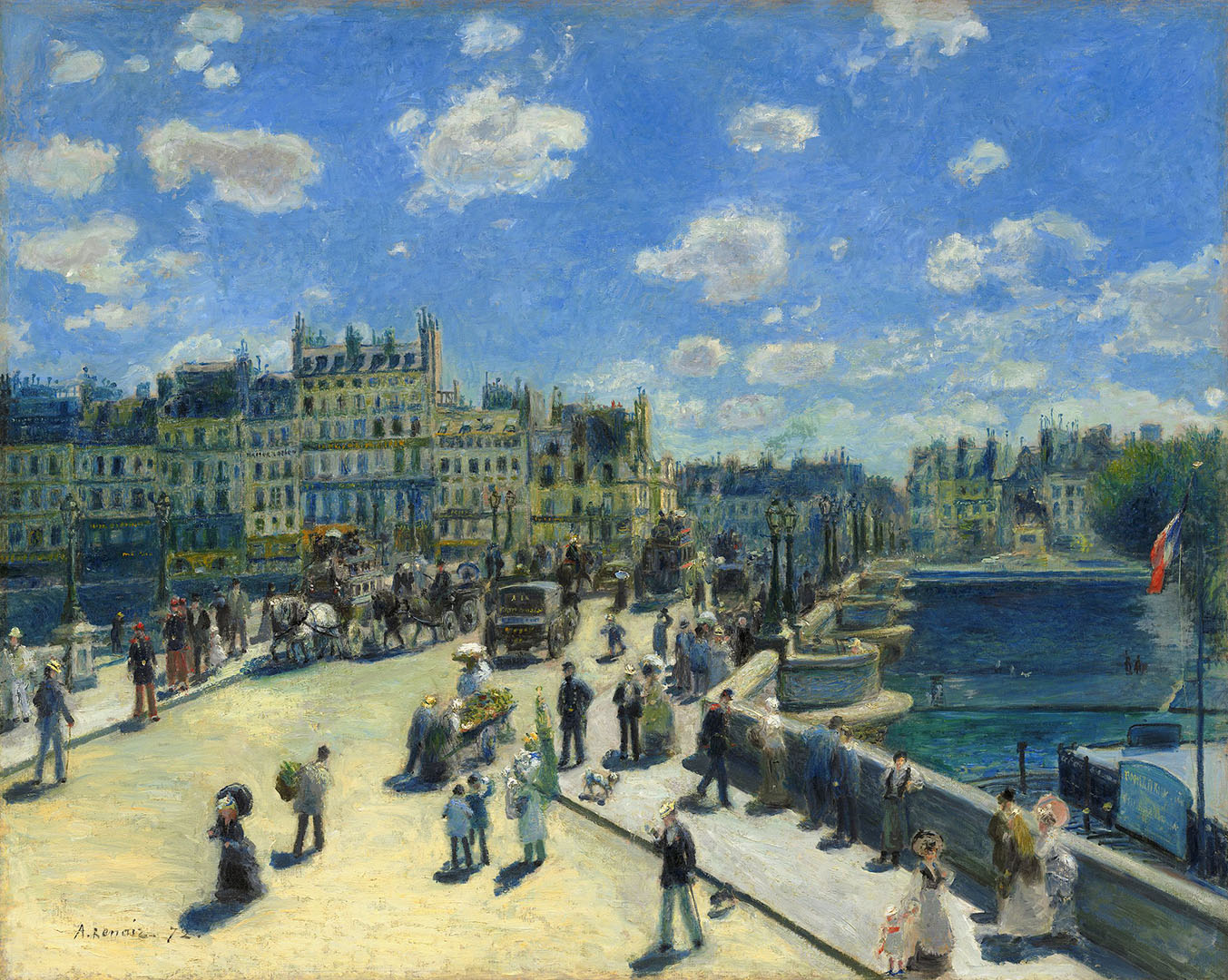 Париж Прекрасной эпохи на картине «Пон-Нёф» Огюста Ренуара (1872)
