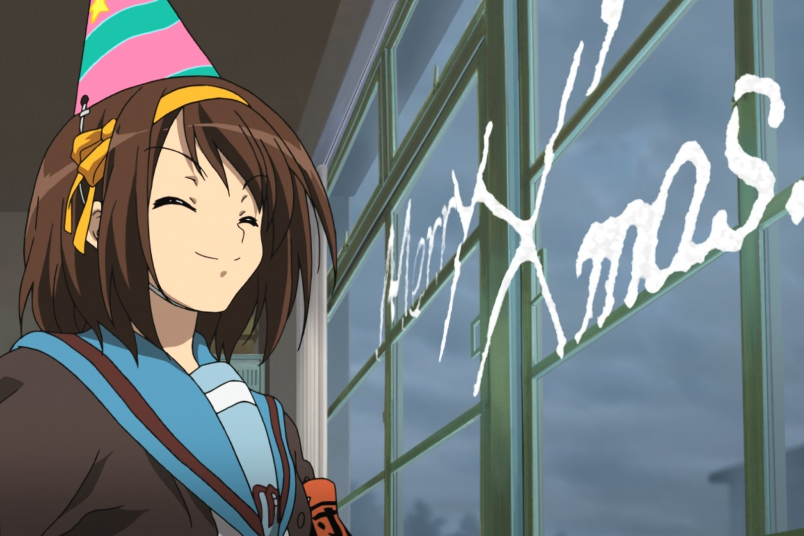 Автор ранобэ Нагару Танигава лично расписал закрывающую сцену для фильма.

Источник: Kyoto Animation