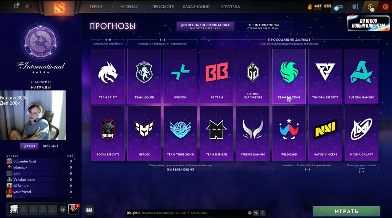 Прогнозы Team Spirit на групповой этап The International 2025: Европейские команды доминируют