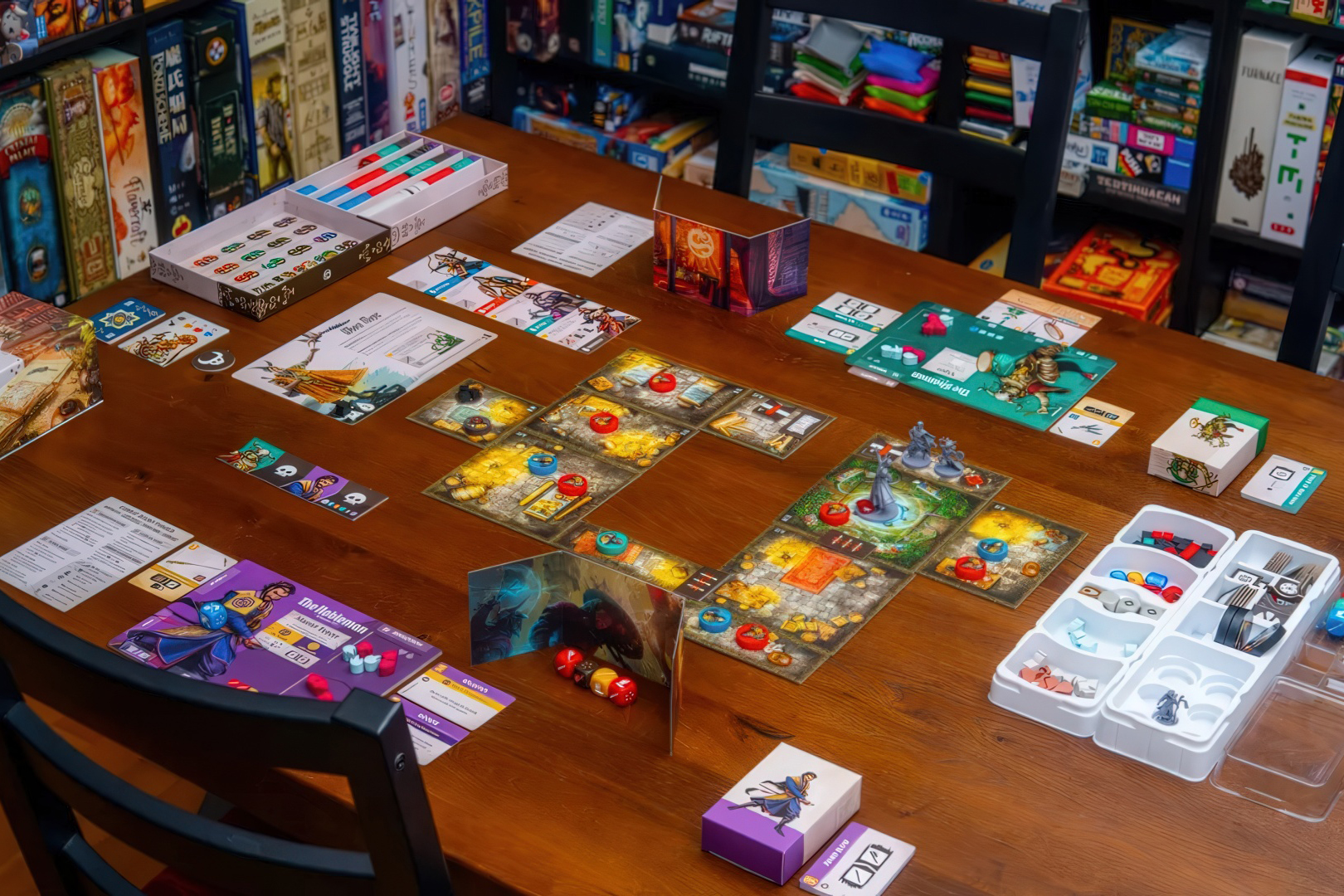 Основные компоненты Fateforge.
Источник: BoardGameGeek