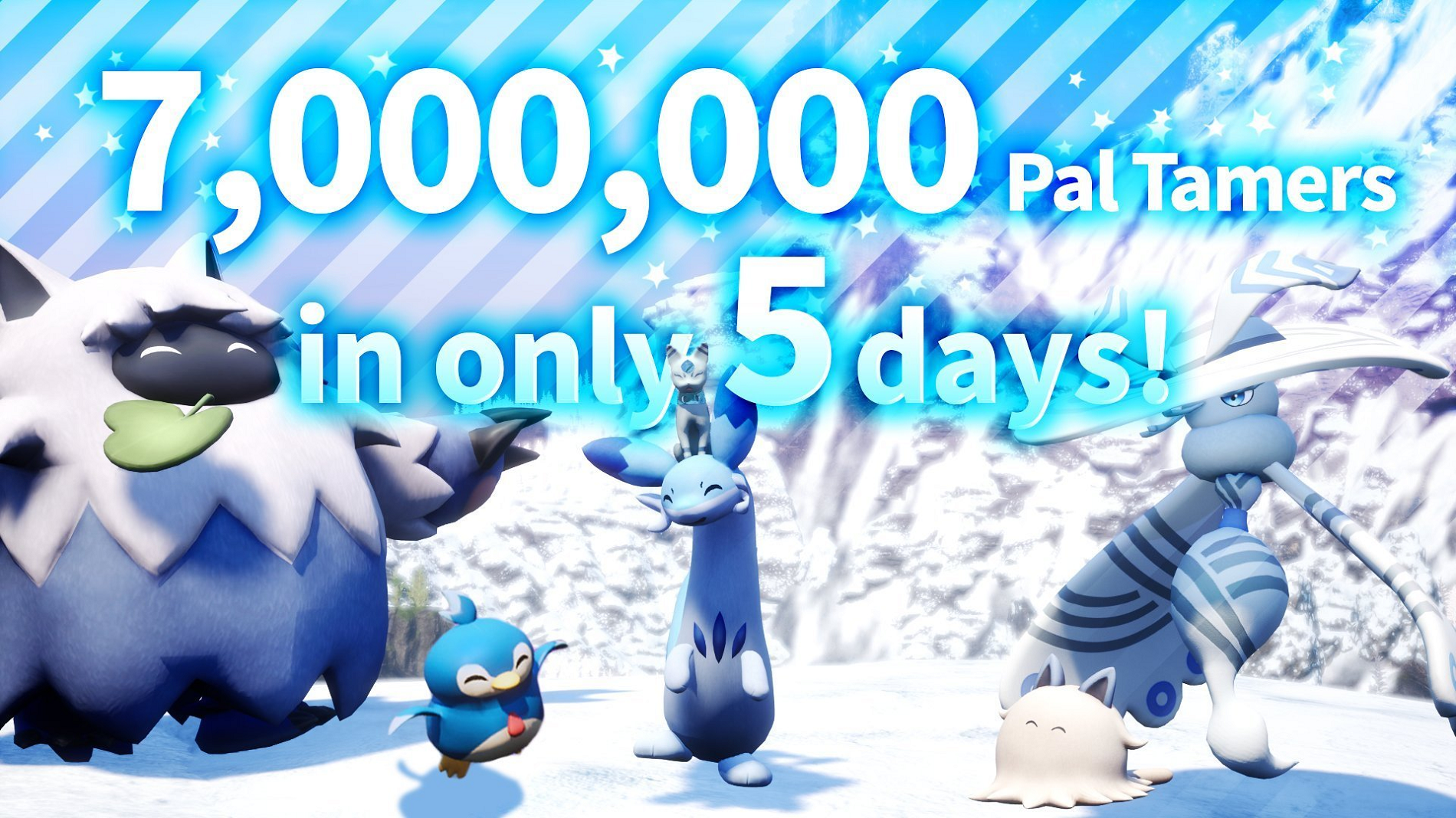 Продажи хитовой выживалки Palworld превысили 7 млн копий в Steam за 5 дней - изображение 1 Продажи хитовой выживалки Palworld превысили 7 млн копий в Steam за 5 дней - фото 1