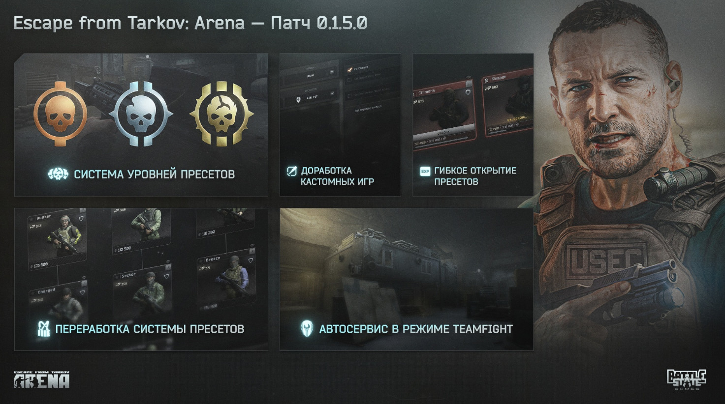 В среду Escape from Tarkov Arena получит обновление вместе с вайпом - изображение 1 В среду Escape from Tarkov Arena получит обновление вместе с вайпом - фото 1