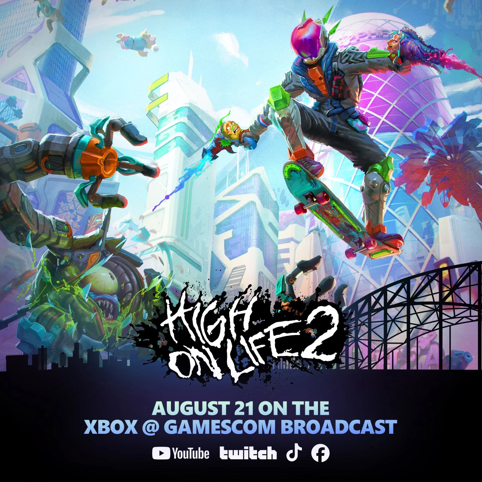 High On Life 2: Безумное продолжение, скейтборды и межгалактический заговор на gamescom 2025