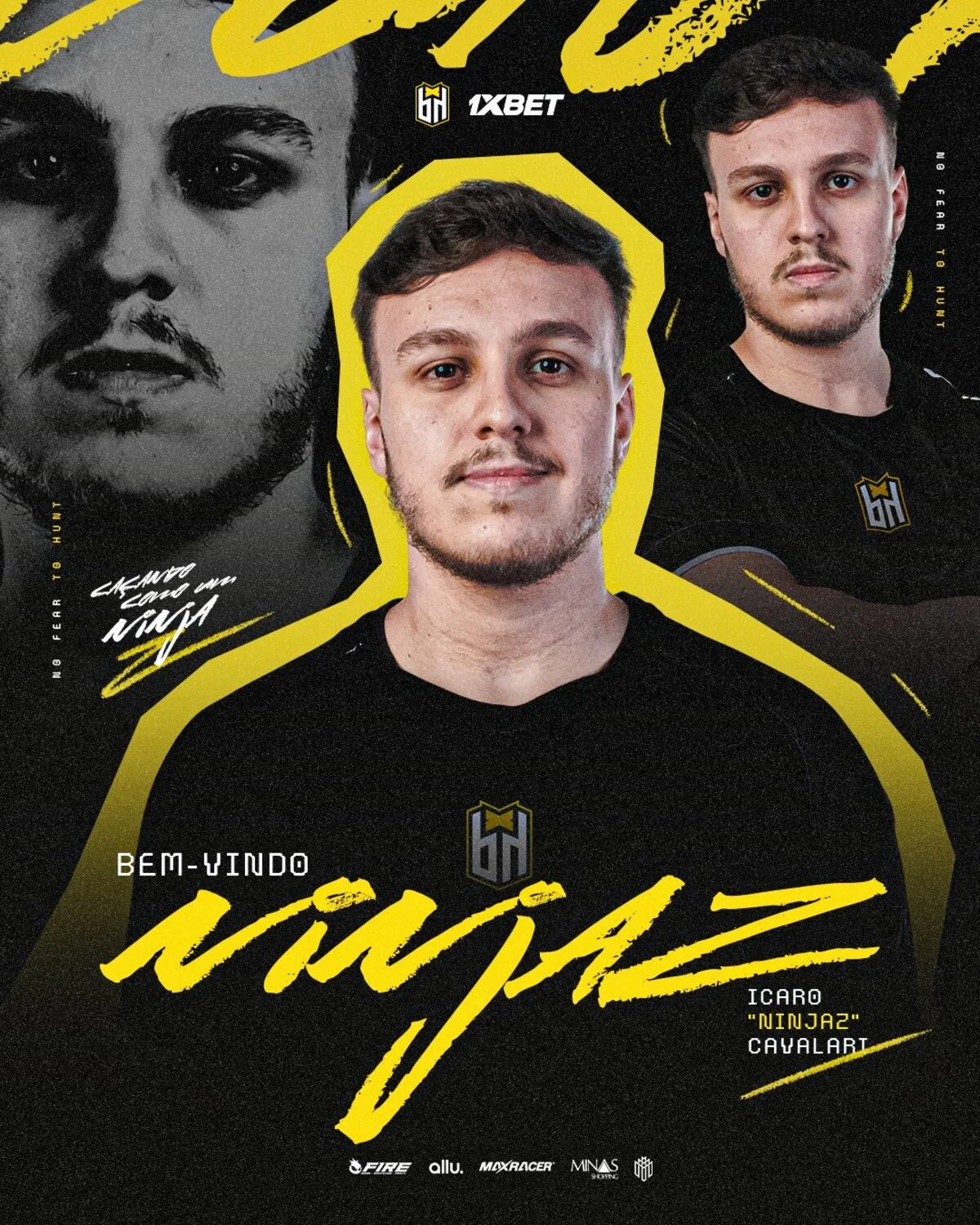 Новое лицо в бразильском киберспорте: ninjaZ возглавил состав Bounty Hunters Esports