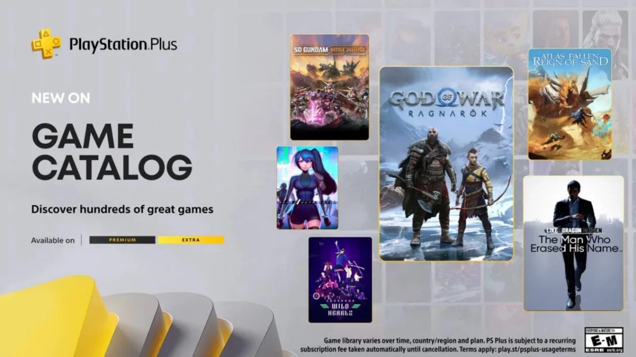 Подписчики PS Plus получили доступ к God of War Ragnarök и спин-оффу Like a Dragon - изображение 1 Подписчики PS Plus получили доступ к God of War Ragnarök и спин-оффу Like a Dragon - фото 1