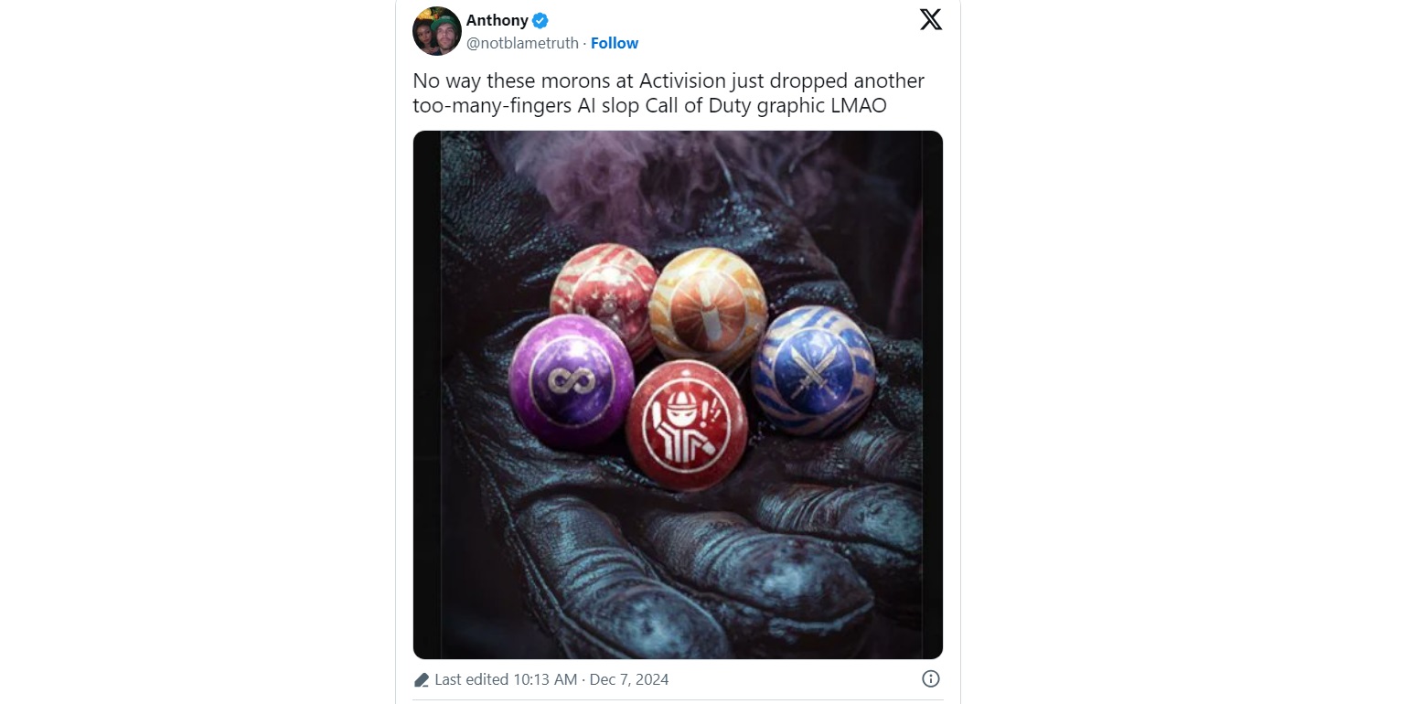 Activision официально признала наличие ИИ-ассетов в Call of Duty: Black Ops 6 - фото 2