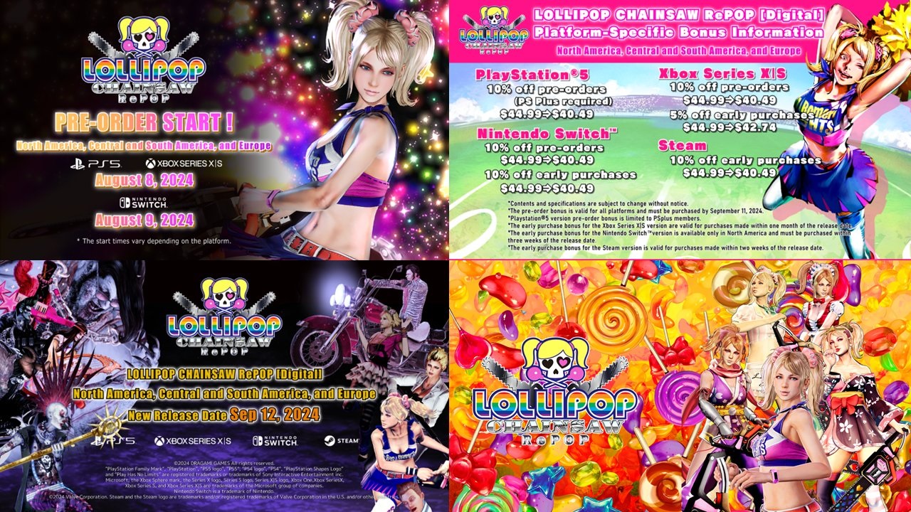 Предзаказы Lollipop Chainsaw RePOP стартуют 8 и 9 августа только для консолей - изображение 1 Предзаказы Lollipop Chainsaw RePOP стартуют 8 и 9 августа только для консолей - фото 1