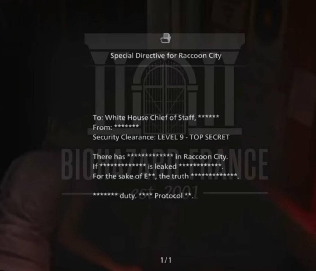 Скрытую в демо Resident Evil Requiem записку запечатлели на видео — её связывают с Леоном - изображение 1 Скрытую в демо Resident Evil Requiem записку запечатлели на видео — её связывают с Леоном - фото 1