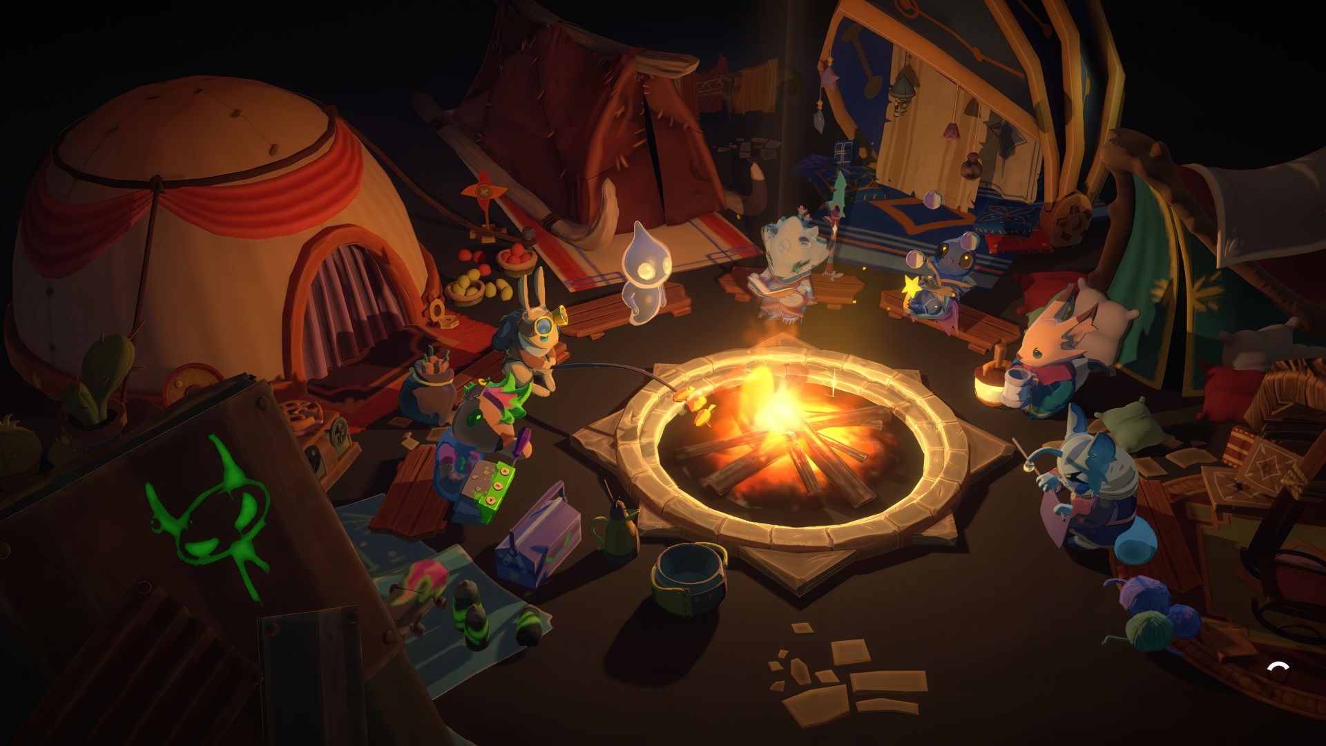 В тесноте, да не в обиде.

Источник: видеоигра The Lonesome Guild