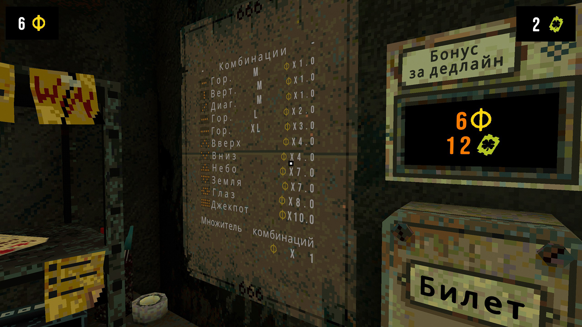 Источник: видеоигра CloverPit