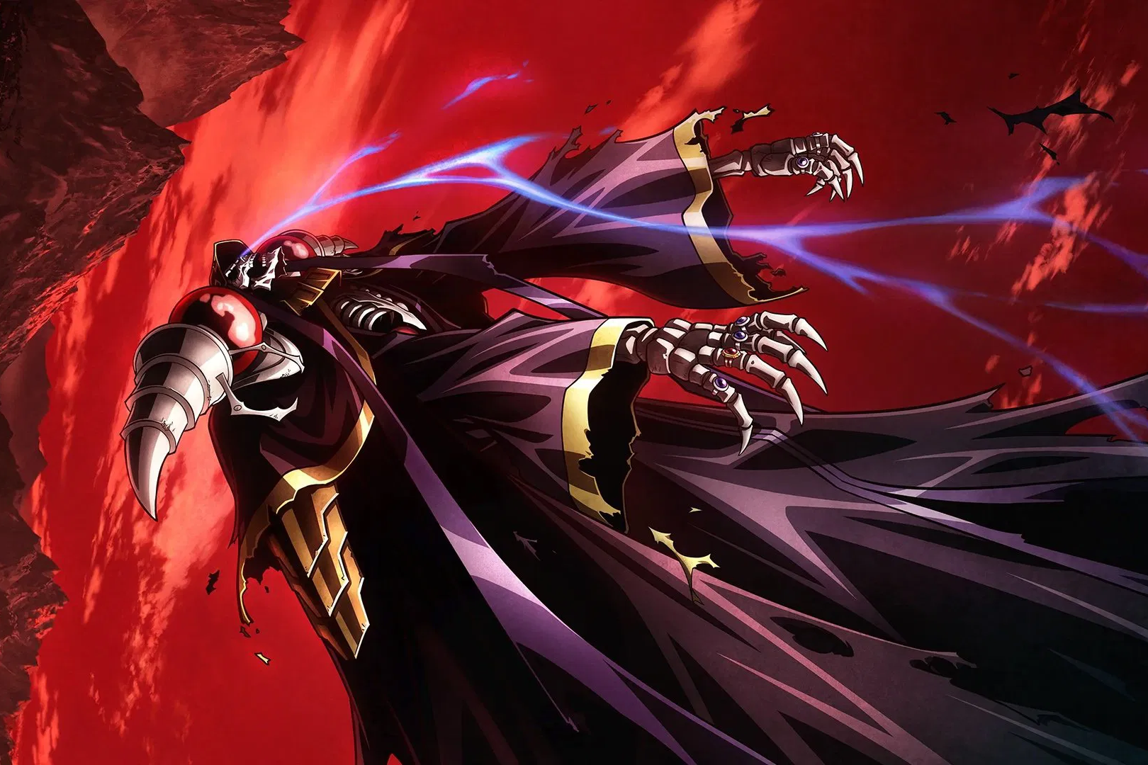 Сэйю Айнза записывал реплики в двух стилях: как угрожающий нежить — и как растерянный человек внутри.
Источник: студия Madhouse