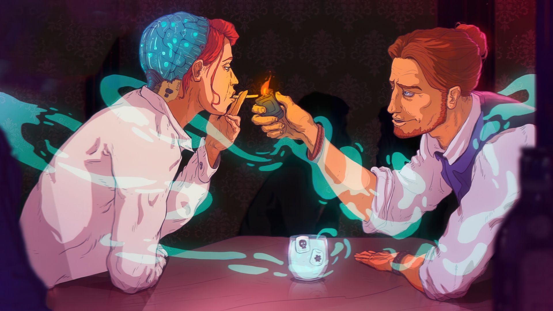 Источник: видеоигра The Red Strings Club