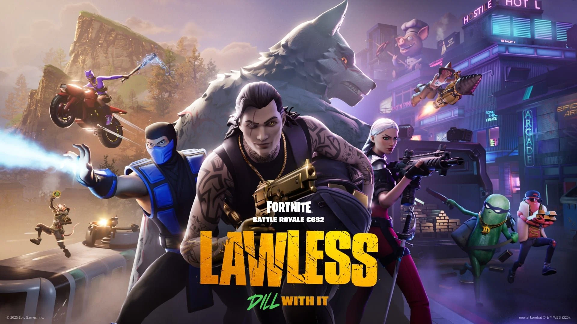  Fortnite готовит коллаборацию с серией Mortal Kombat.

