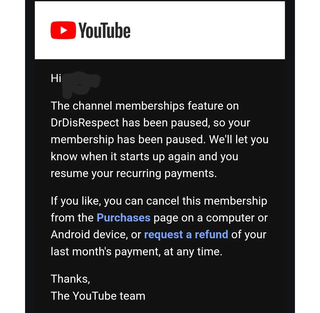 YouTube ввел ограничения на канал Dr Disrespect - фото 1
