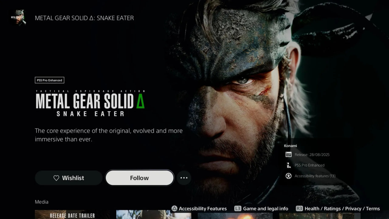 Похоже, что релиз Metal Gear Solid Delta: Snake Eater состоится 28 августа - изображение 1 Похоже, что релиз Metal Gear Solid Delta: Snake Eater состоится 28 августа - фото 1