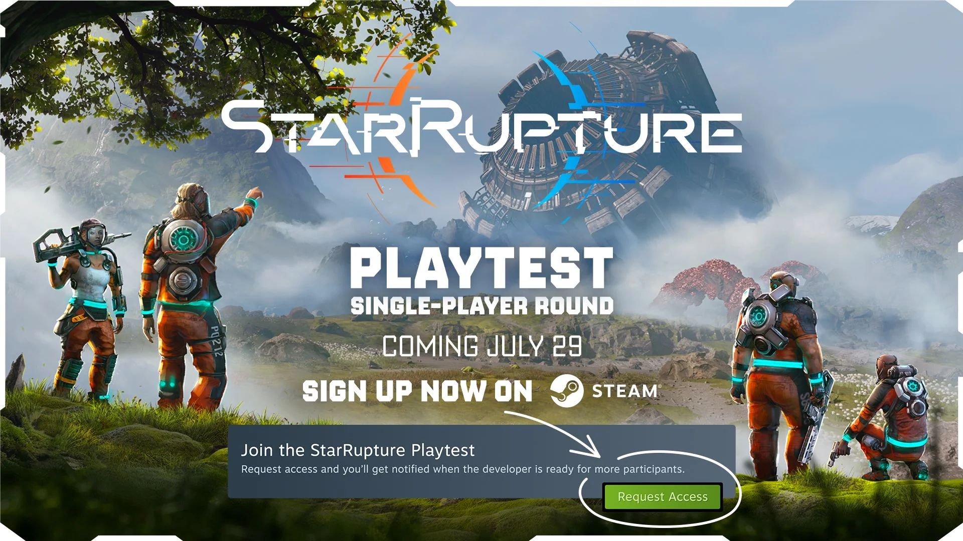 StarRupture: фантастическая выживалка готова к первому бета-тесту