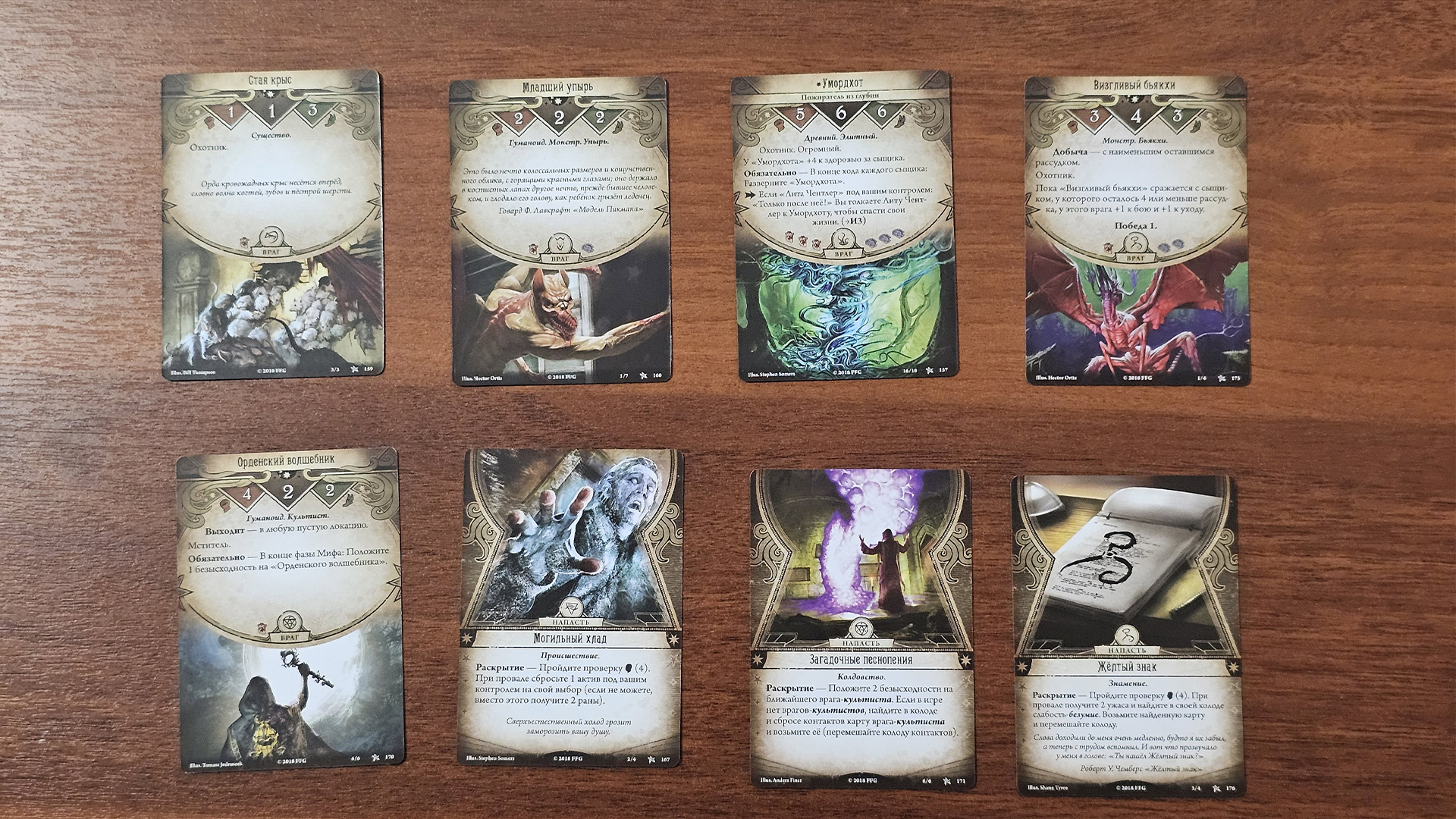 Источник: настольная игра «Ужас Аркхэма: Карточная игра»