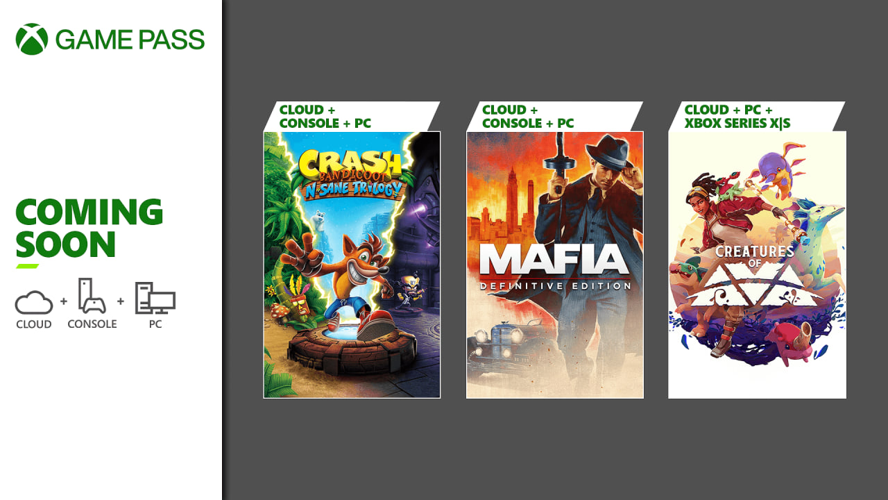 Crash Bandicoot N. Sane Trilogy и правда добавят в Game Pass уже 8 августа - изображение 1 Crash Bandicoot N. Sane Trilogy и правда добавят в Game Pass уже 8 августа - фото 1