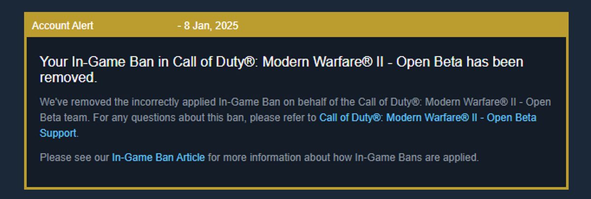 Игрок Call of Duty боролся против несправедливого бана 763 дня - изображение 2 Игрок Call of Duty боролся против несправедливого бана 763 дня - фото 2