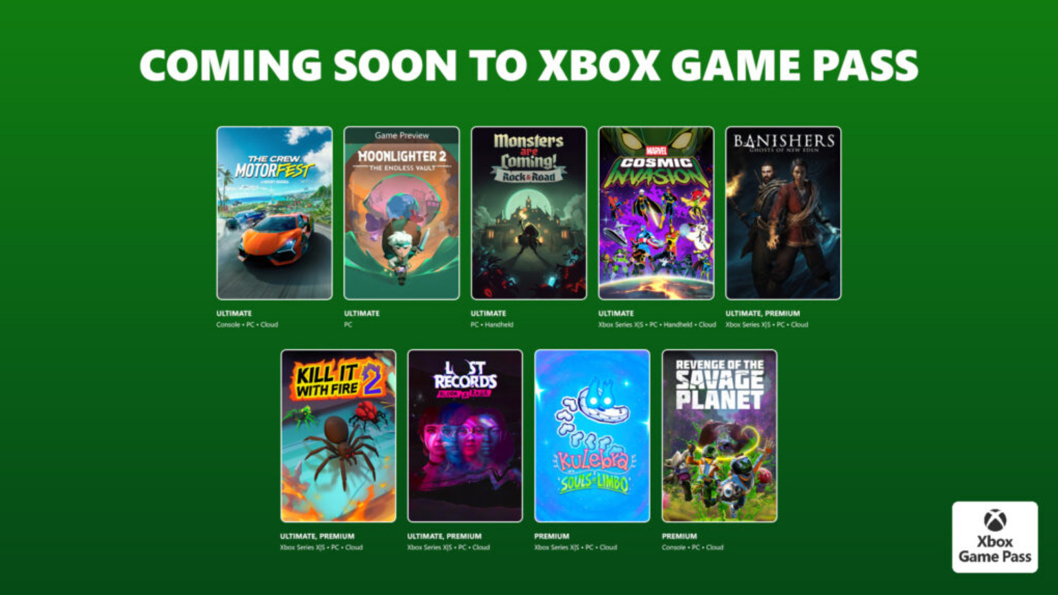 Ноябрьские новинки Xbox Game Pass