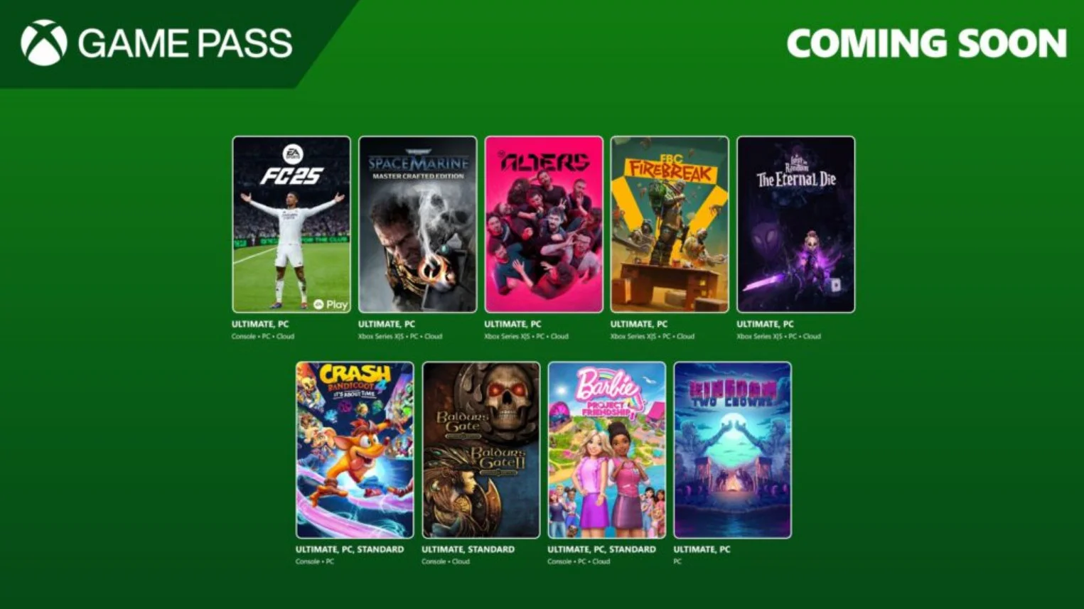 Июньский Game Pass: Baldur’s Gate, Warhammer 40K и подарки для геймеров