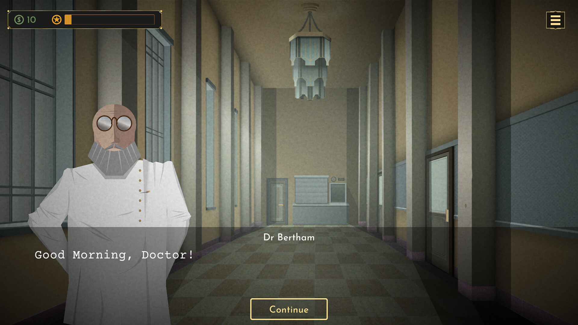 Действие Sanatorium разворачивается в 1923 году.

Источник: видеоигра Sanatorium: A Mental Asylum Simulator