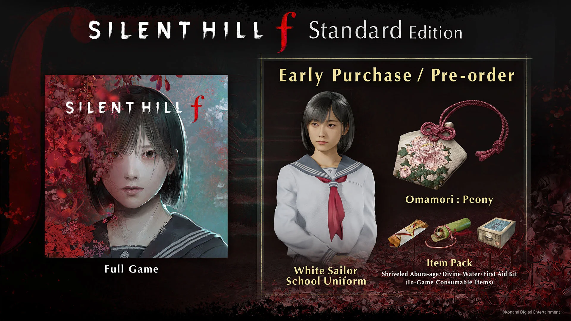 Konami открыла предзаказы хоррора Silent Hill f — что входит в состав каждого издания? - изображение 2 Konami открыла предзаказы хоррора Silent Hill f — что входит в состав каждого издания? - фото 2