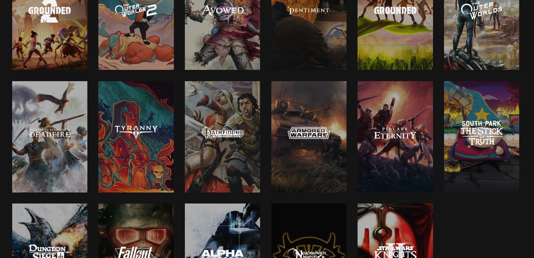 Источник: Obsidian Entertainment