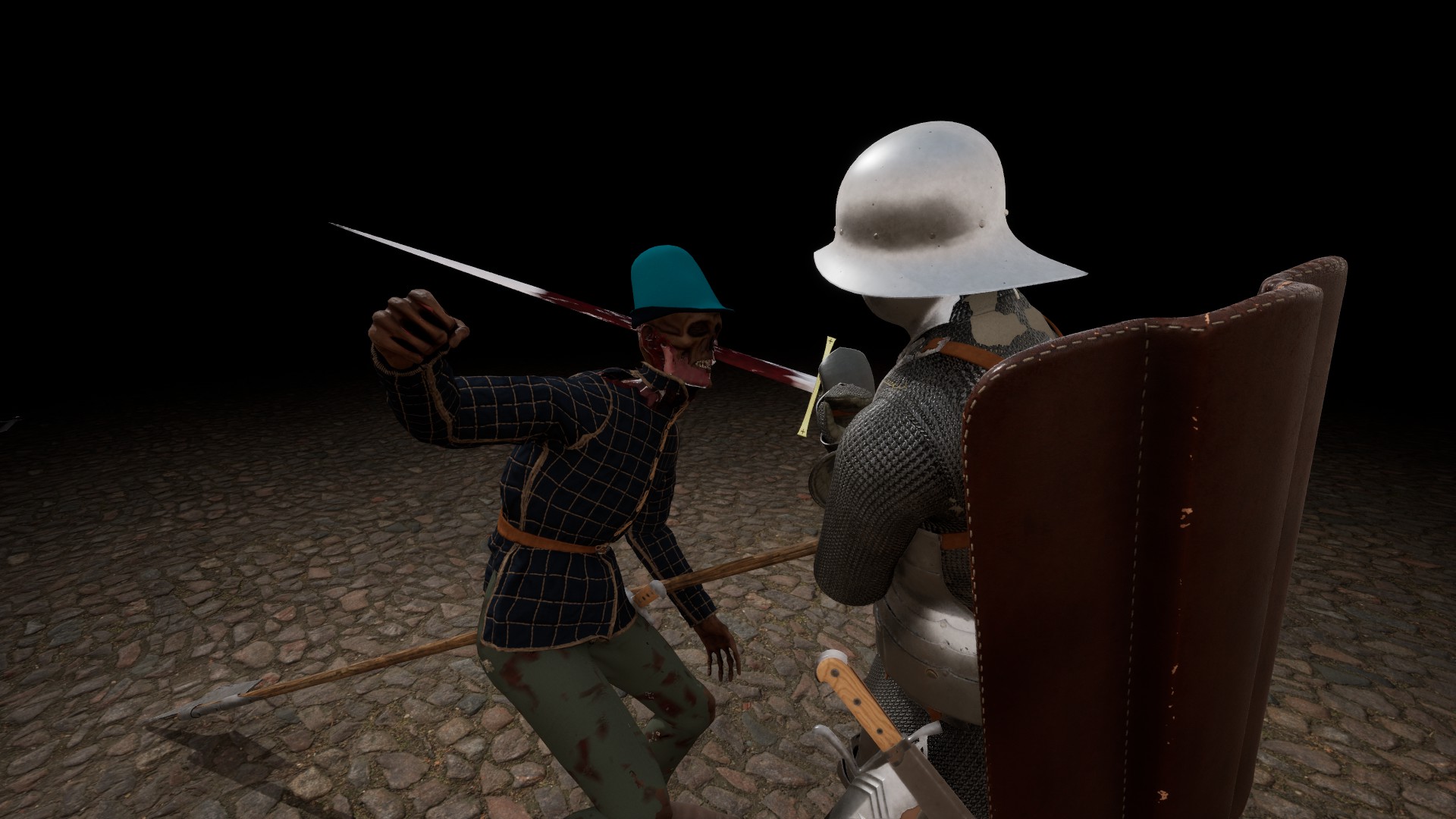 Сложно поверить, но это не Dark Souls.

Источник: видеоигра Half Sword